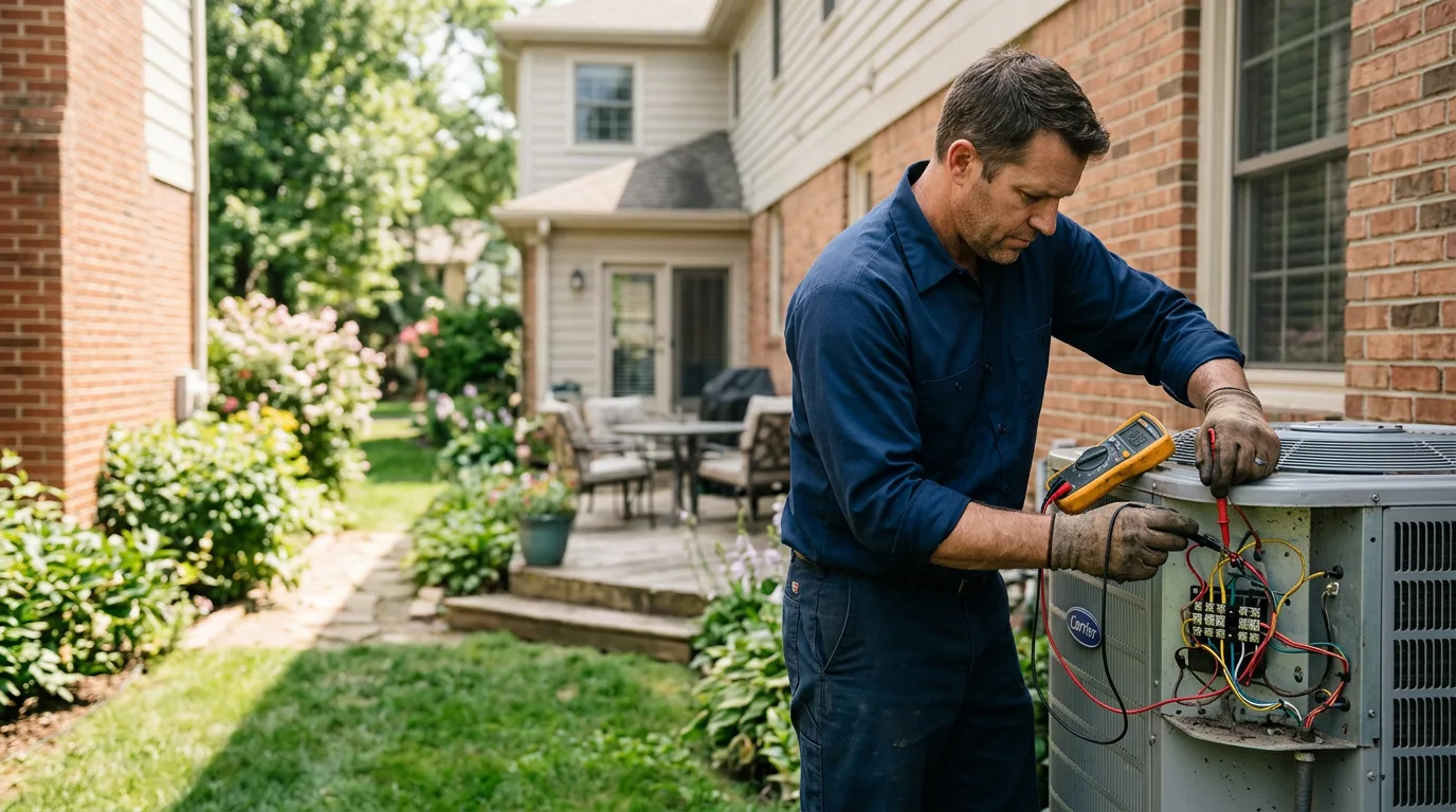 HVAC technician working near Vermilion, OH